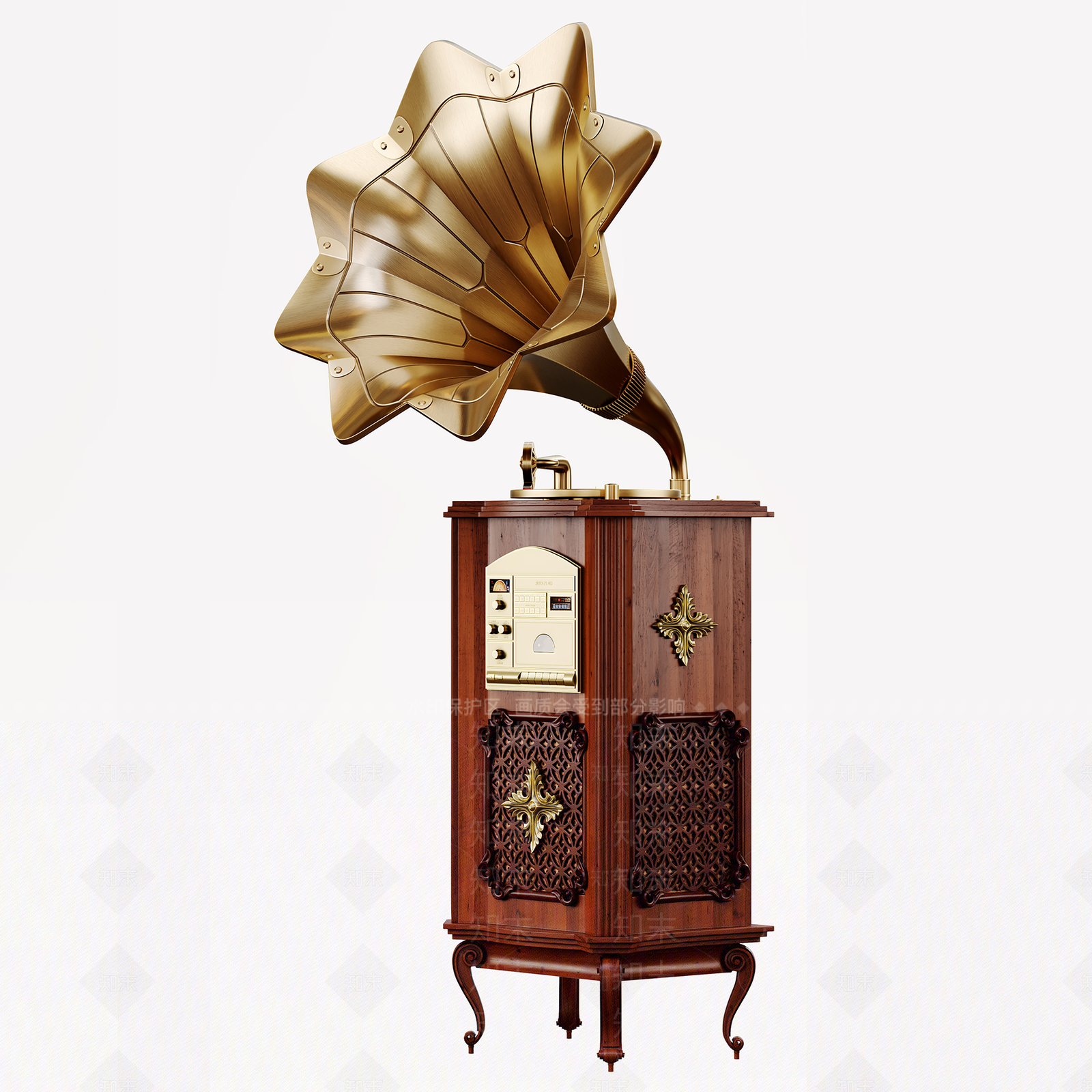 留声机SU模型下载【ID:1126311887】