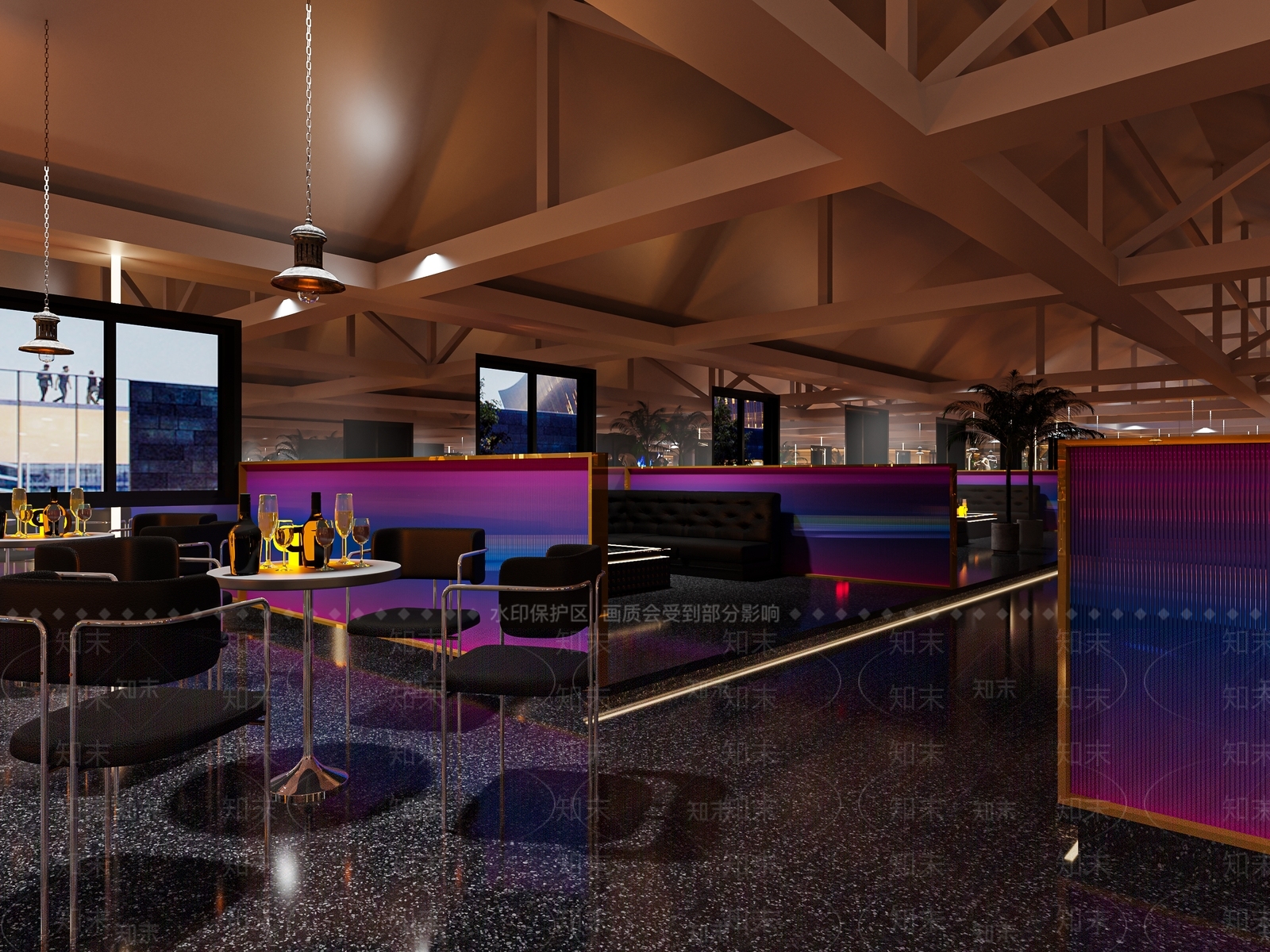 现代酒吧3D模型下载【ID:1126314616】