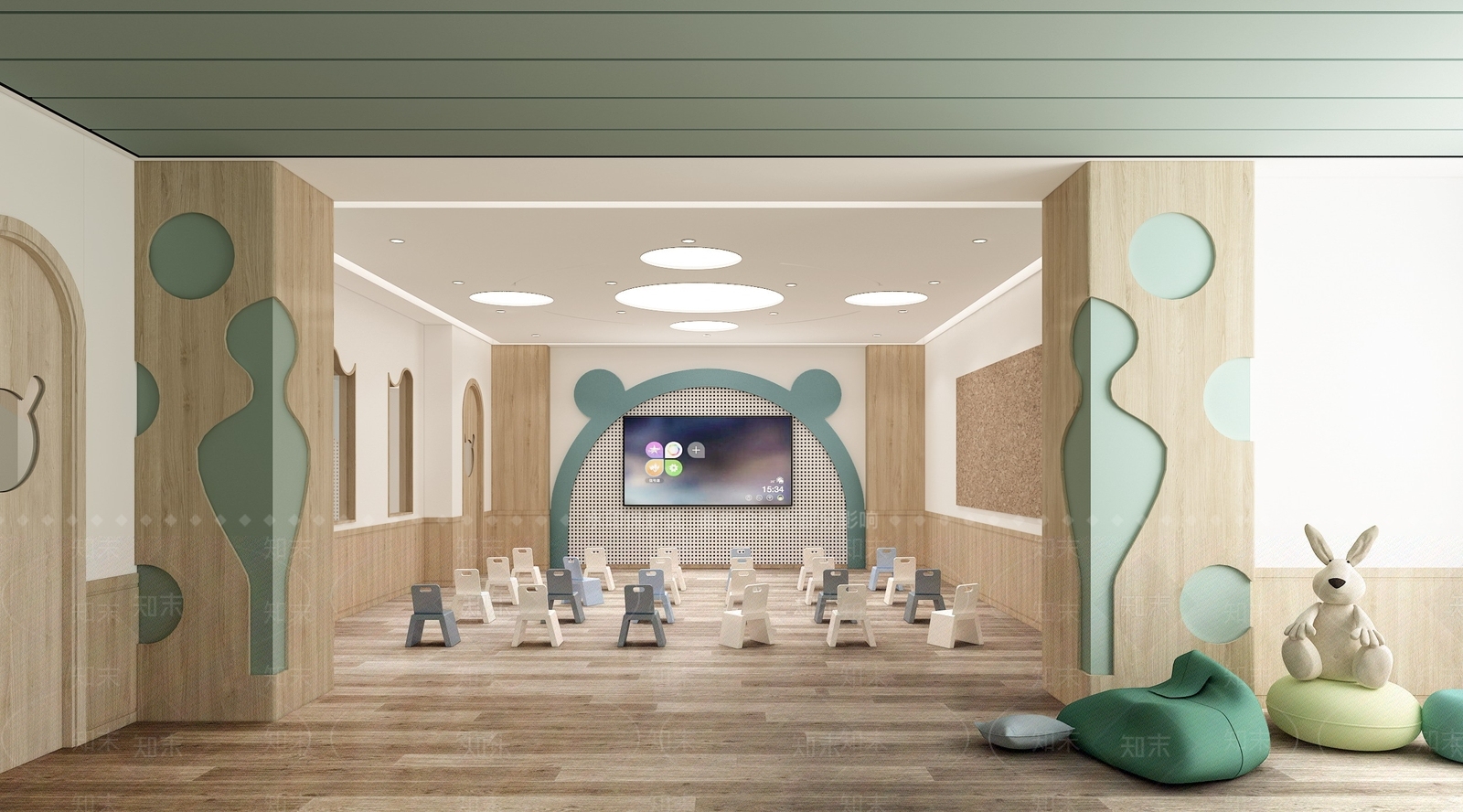 现代娱乐室3D模型下载【ID:1126335977】_知末3d模型网