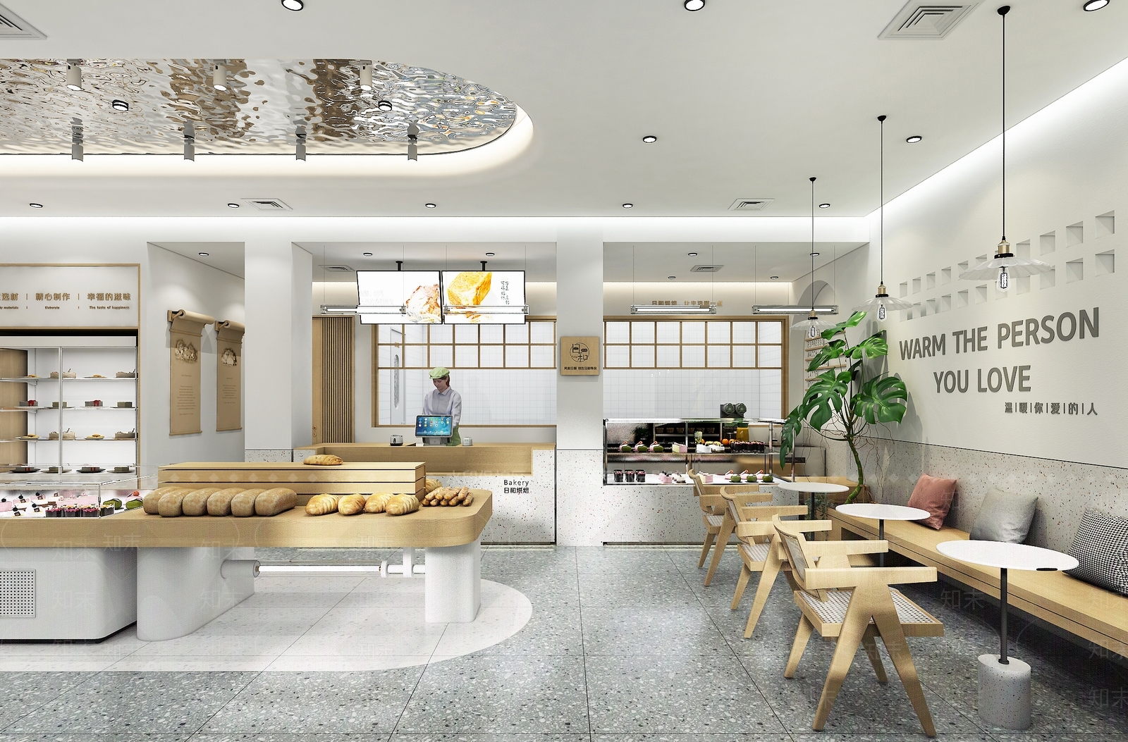现代蛋糕面包店3D模型下载【ID:1126354100】