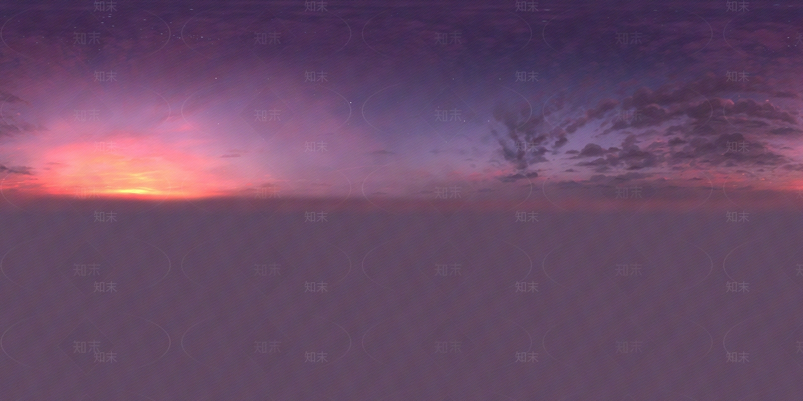 卡通风格傍晚HDR天空贴图下载【ID:1126354155】