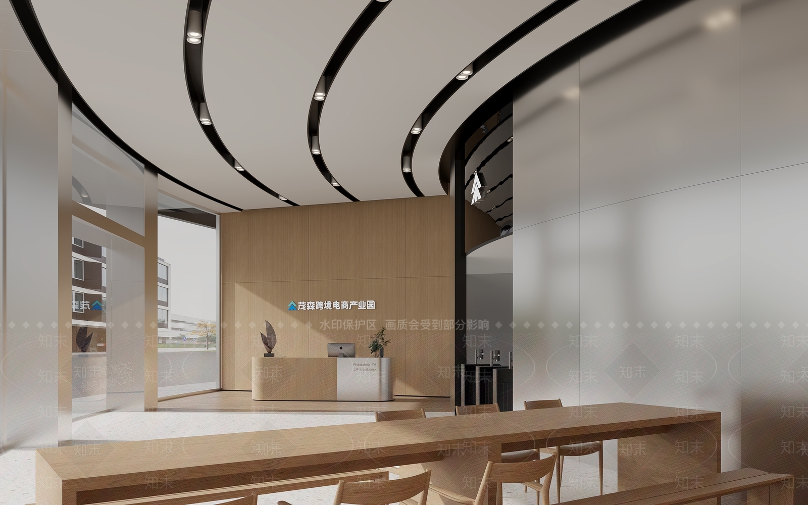 现代公司大堂3D模型下载【ID:1126367244】