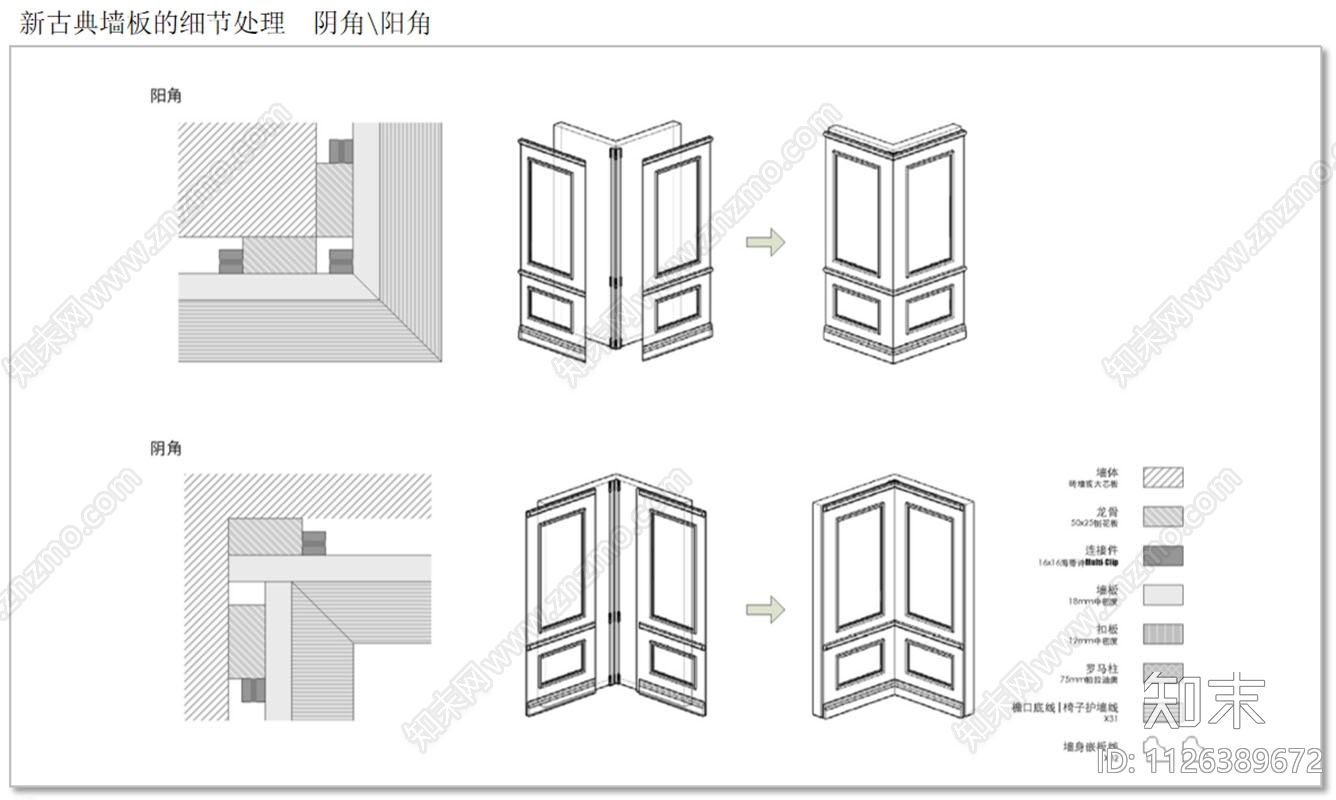 现代全屋定制家装整体柜图库cad施工图下载【ID:1126389672】