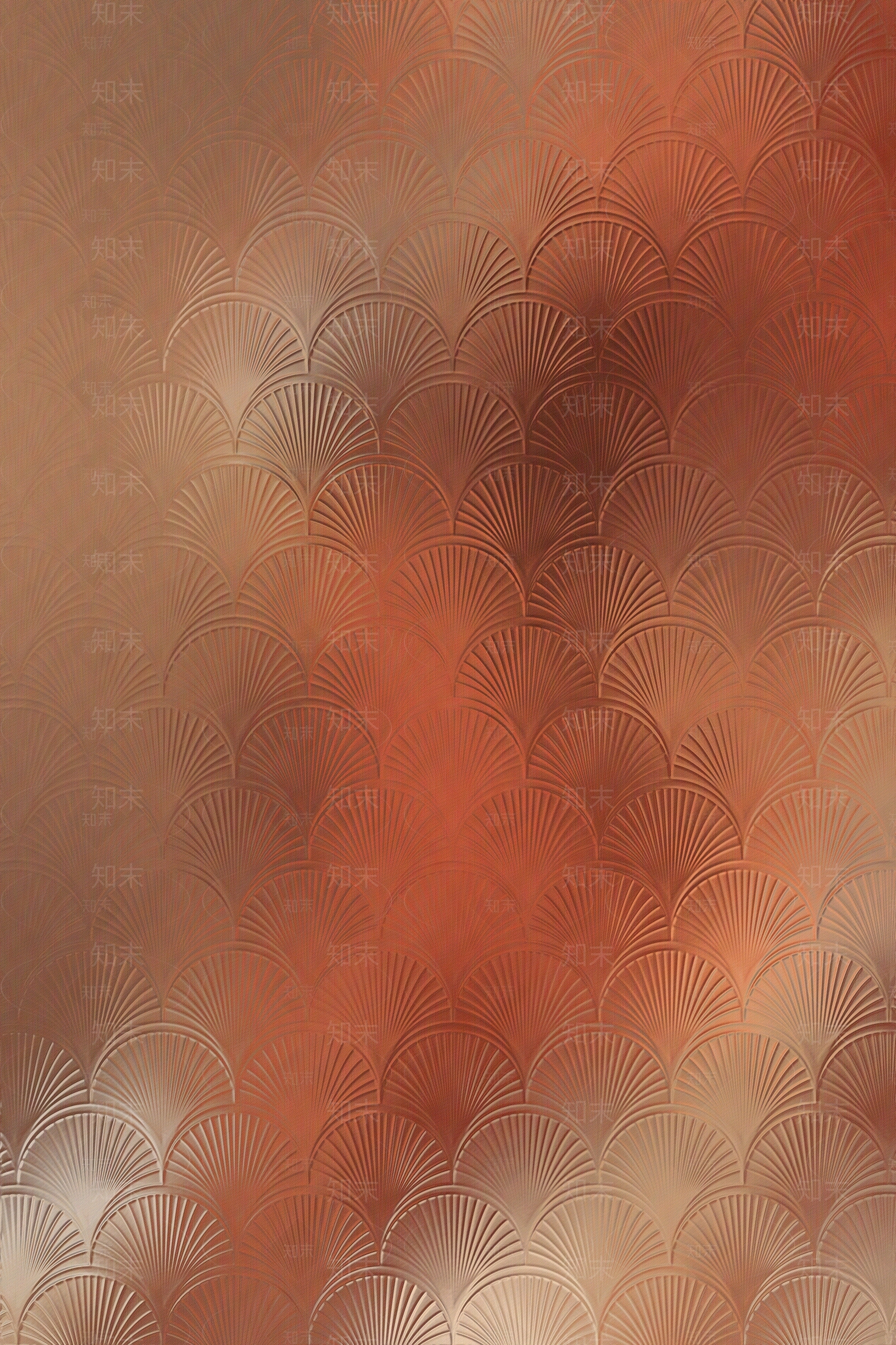 中式扇形凹凸肌理艺术玻璃贴图下载【ID:1126400609】