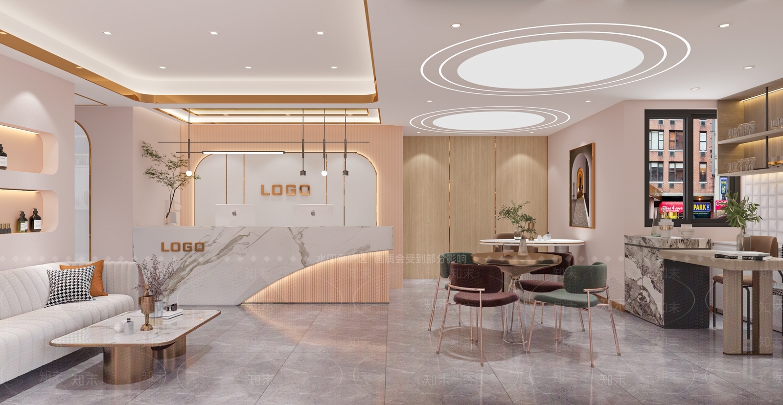 现代美容院3D模型下载【ID:1126419462】