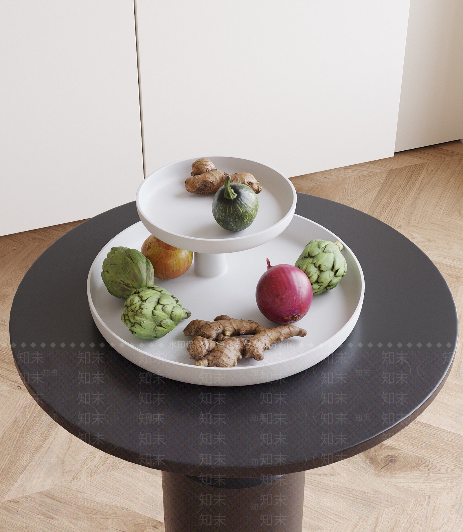 蔬菜拼盘3D模型下载【ID:1126456672】