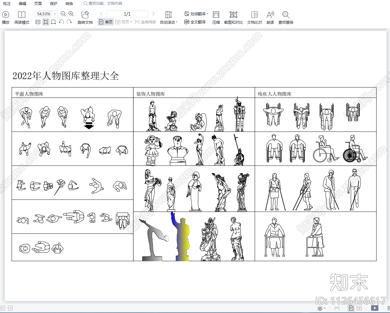 人物cad施工图下载【ID:1126456617】