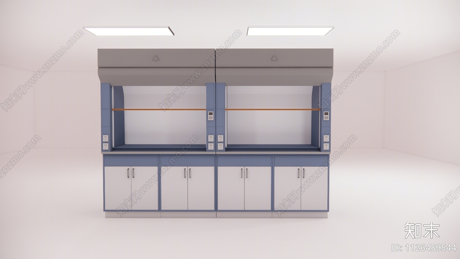 实验室通风柜SU模型下载【ID:1126459544】