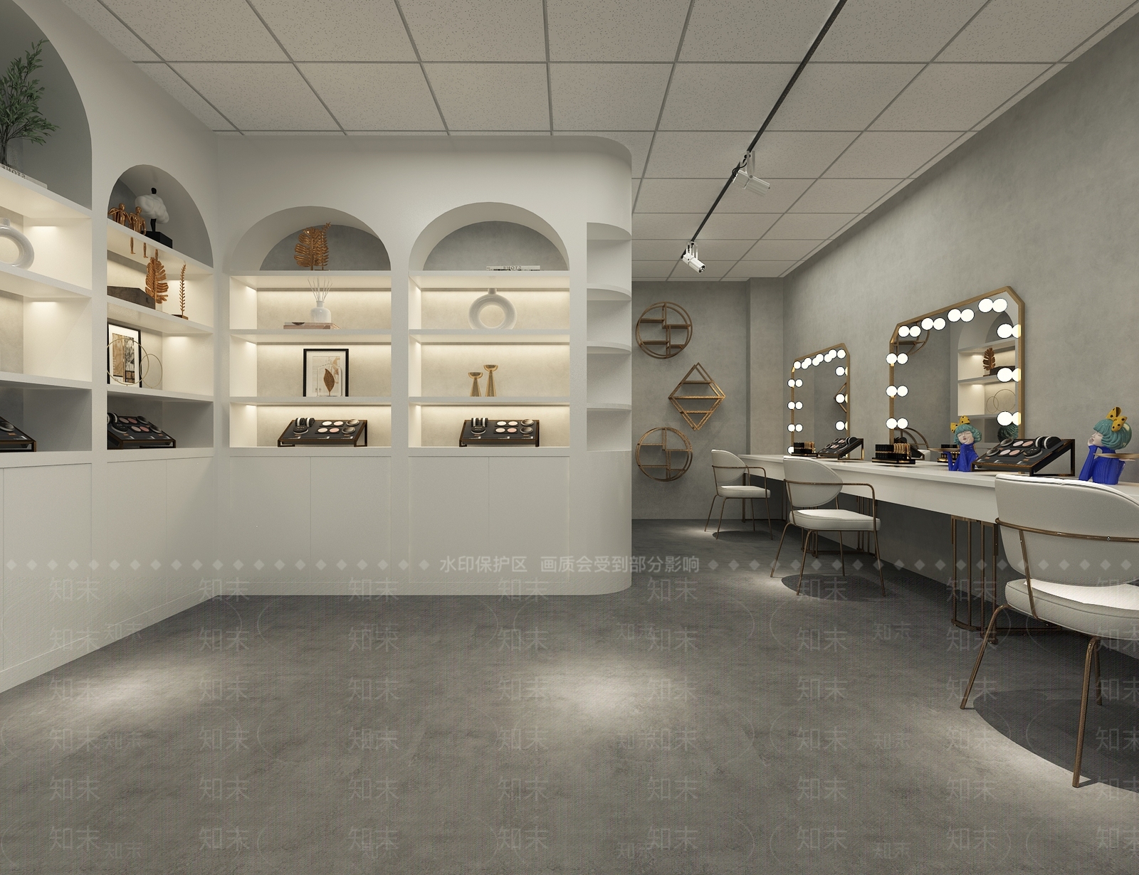 现代婚纱店3D模型下载【ID:1126468772】