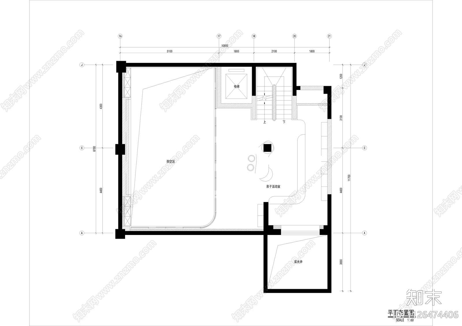 现代风格别墅cad施工图下载【ID:1126474406】