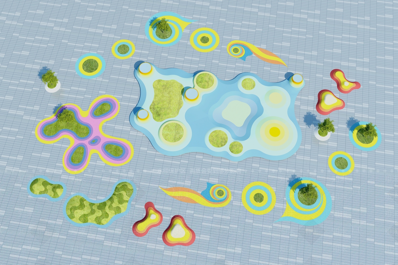 树池3D模型下载【ID:1126581343】