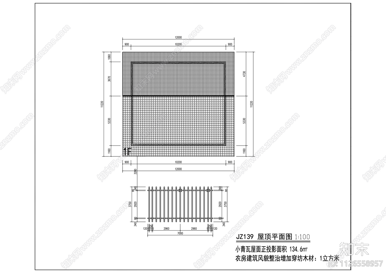 田园乡村建筑改造cad施工图下载【ID:1126558957】