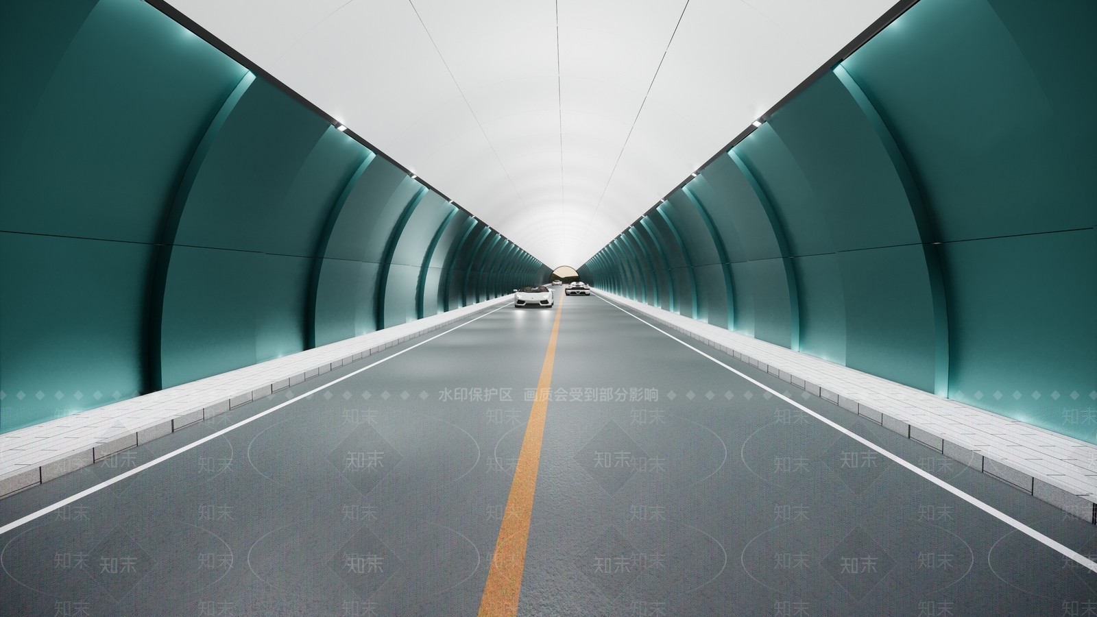 现代道路SU模型下载【ID:1129260067】