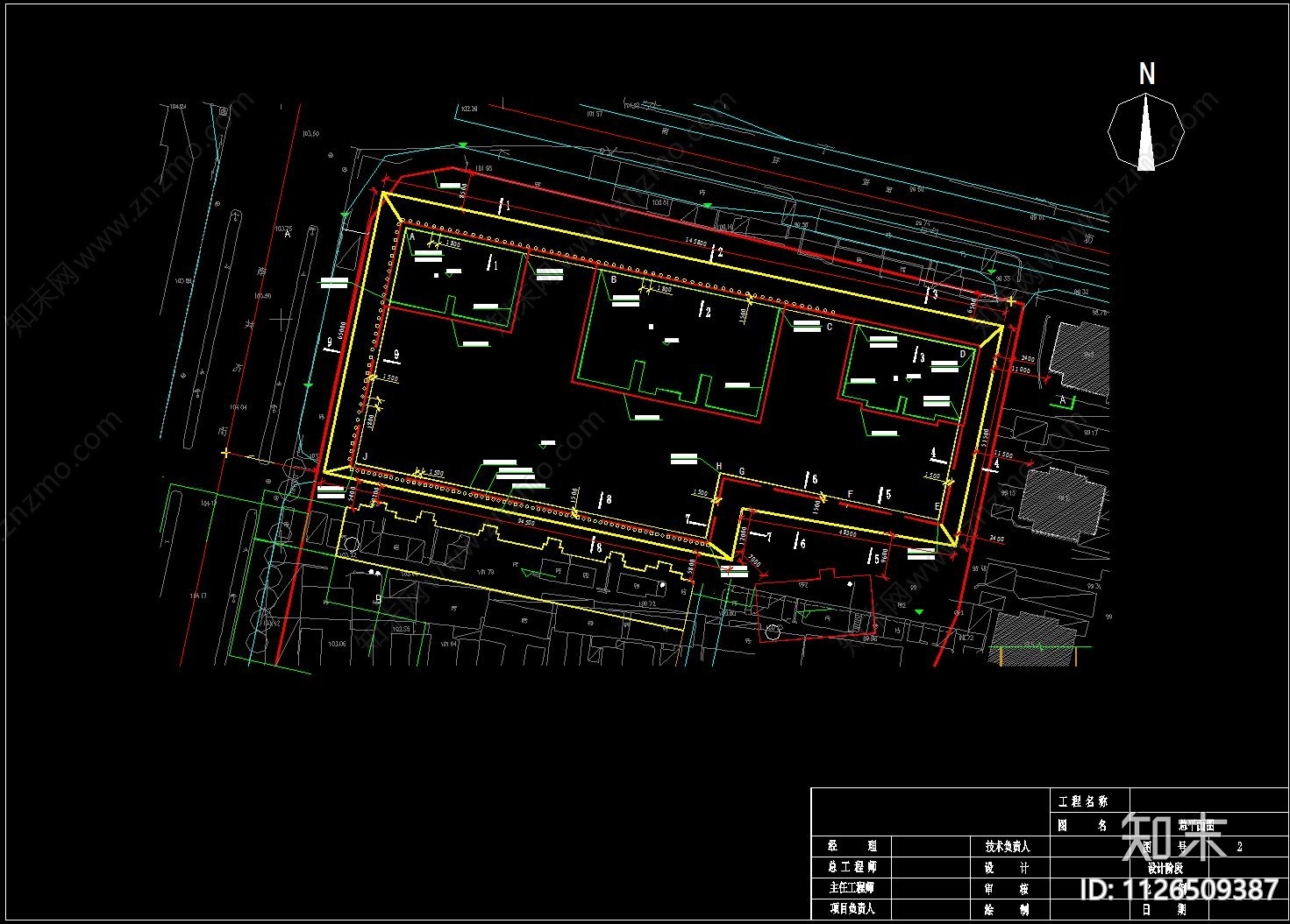 完整的基坑支护设计图纸降水井设计施工图下载【ID:1126509387】