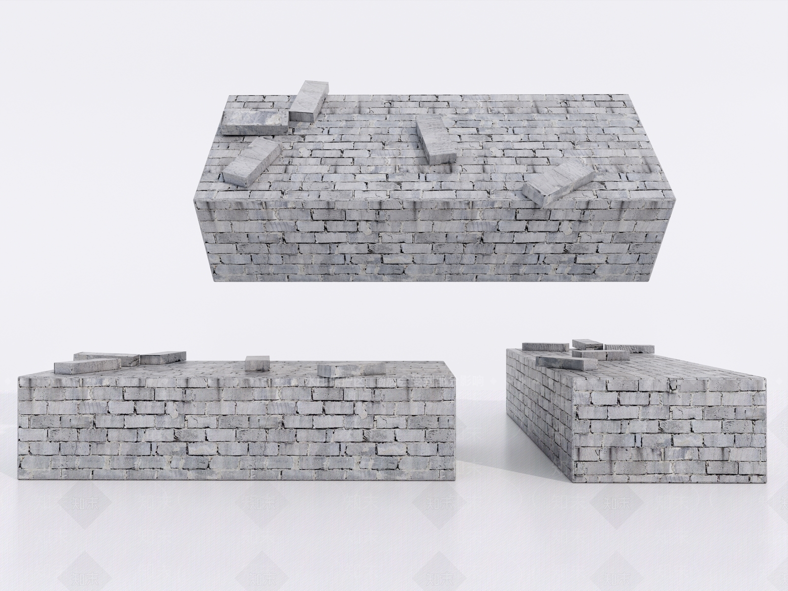 现代青砖SU模型下载【ID:1126509643】