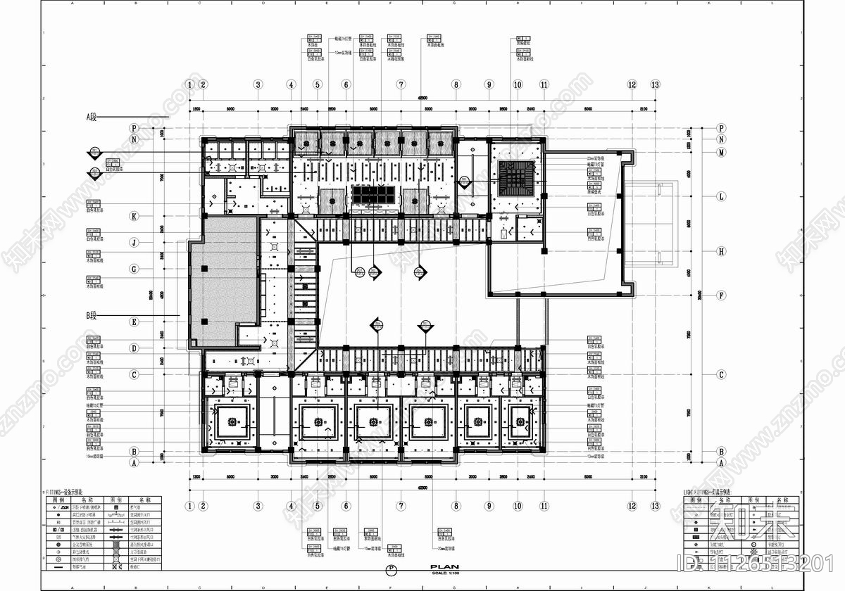2500㎡餐饮娱乐休闲会所CADcad施工图下载【ID:1126513201】
