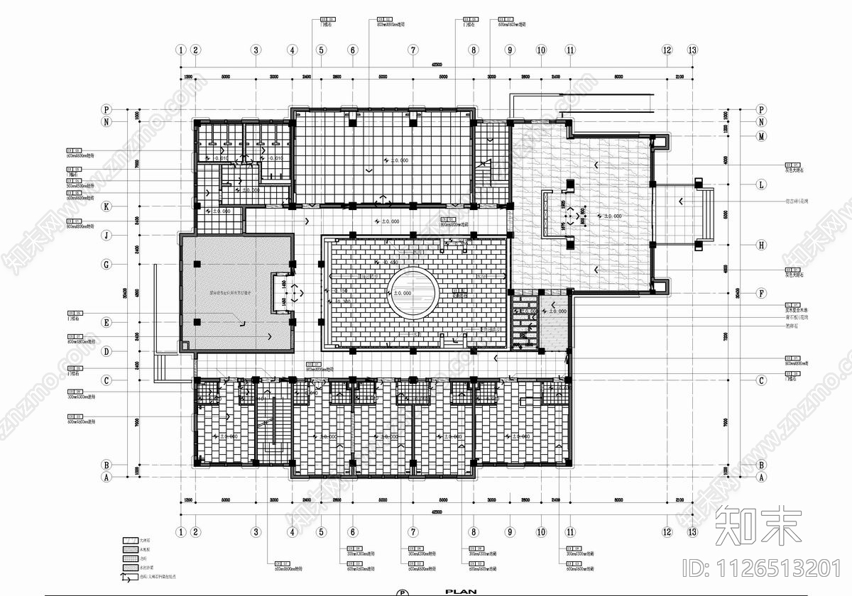 2500㎡餐饮娱乐休闲会所CADcad施工图下载【ID:1126513201】