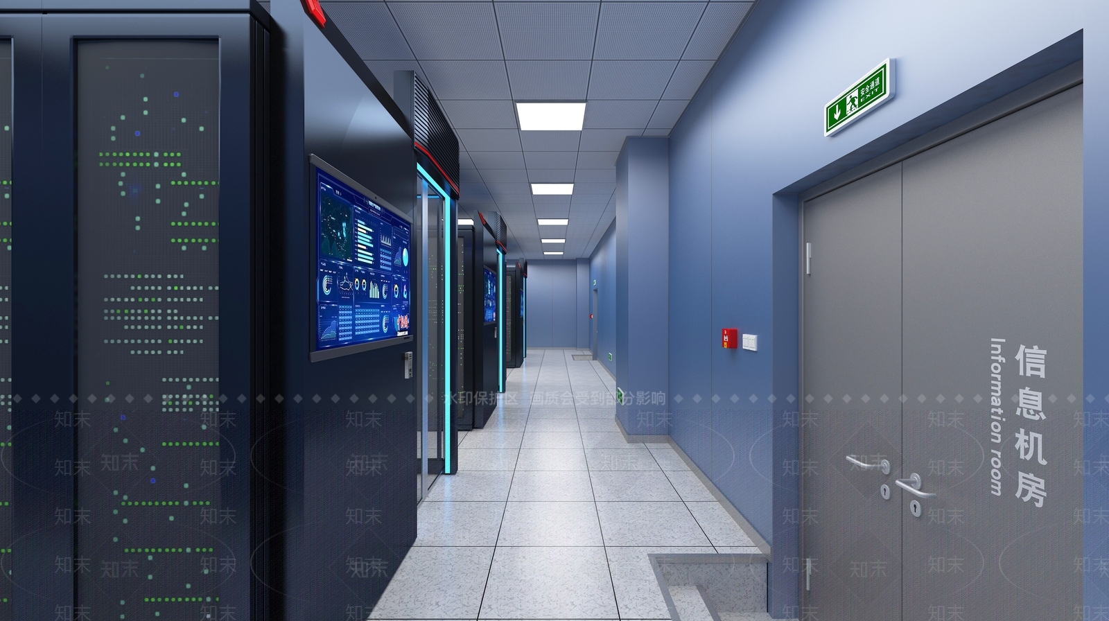 机房3D模型下载【ID:1126532486】