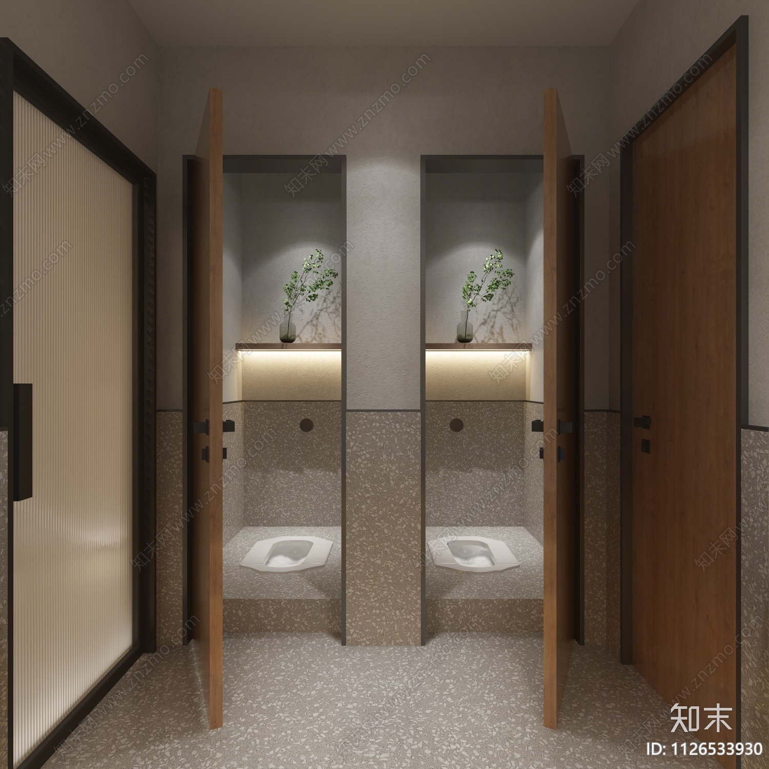 现代卫生间3D模型下载【ID:1126533930】