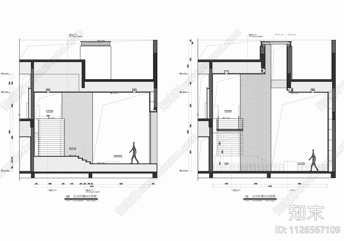 2000㎡健身休闲娱乐会所CADcad施工图下载【ID:1126567109】