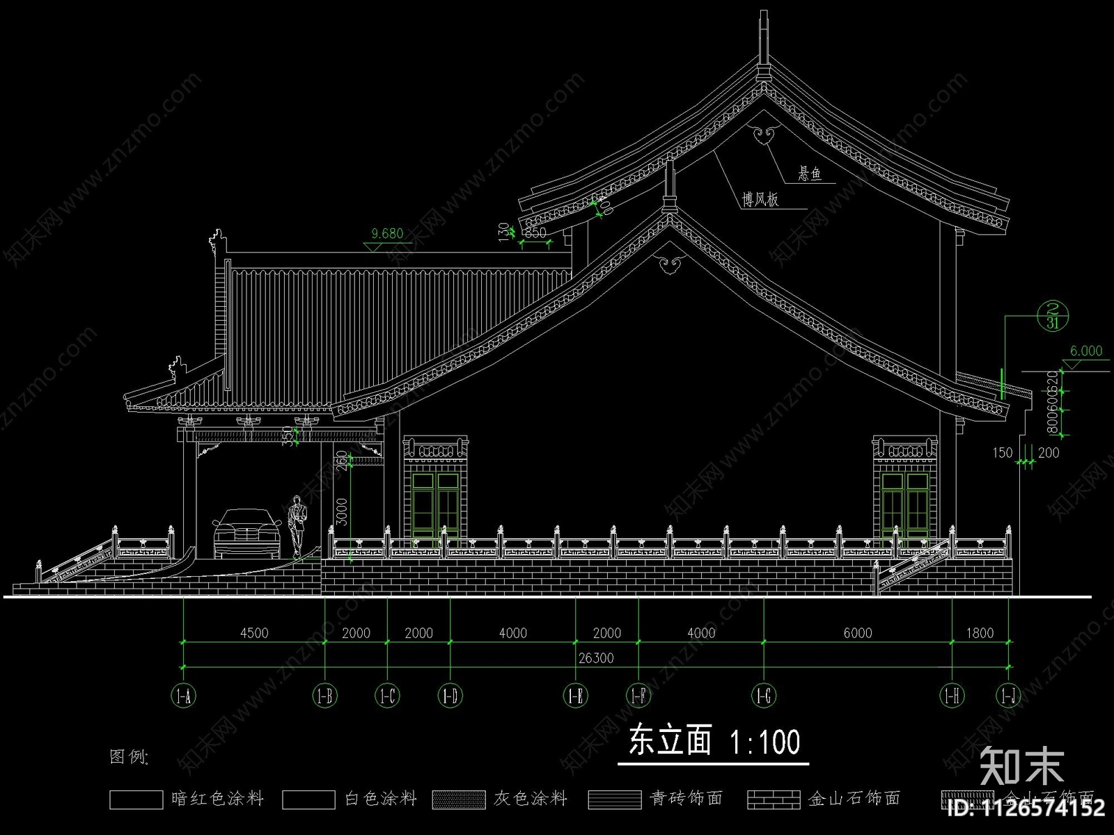 中式古建太湖古建筑详图cad施工图下载【ID:1126574152】