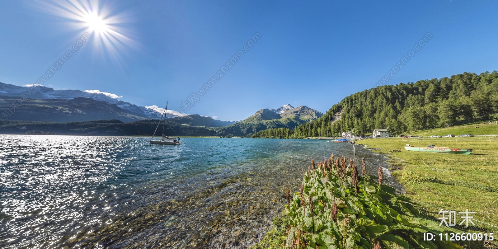 户外海边水岸山谷HDR贴图下载【ID:1126600915】