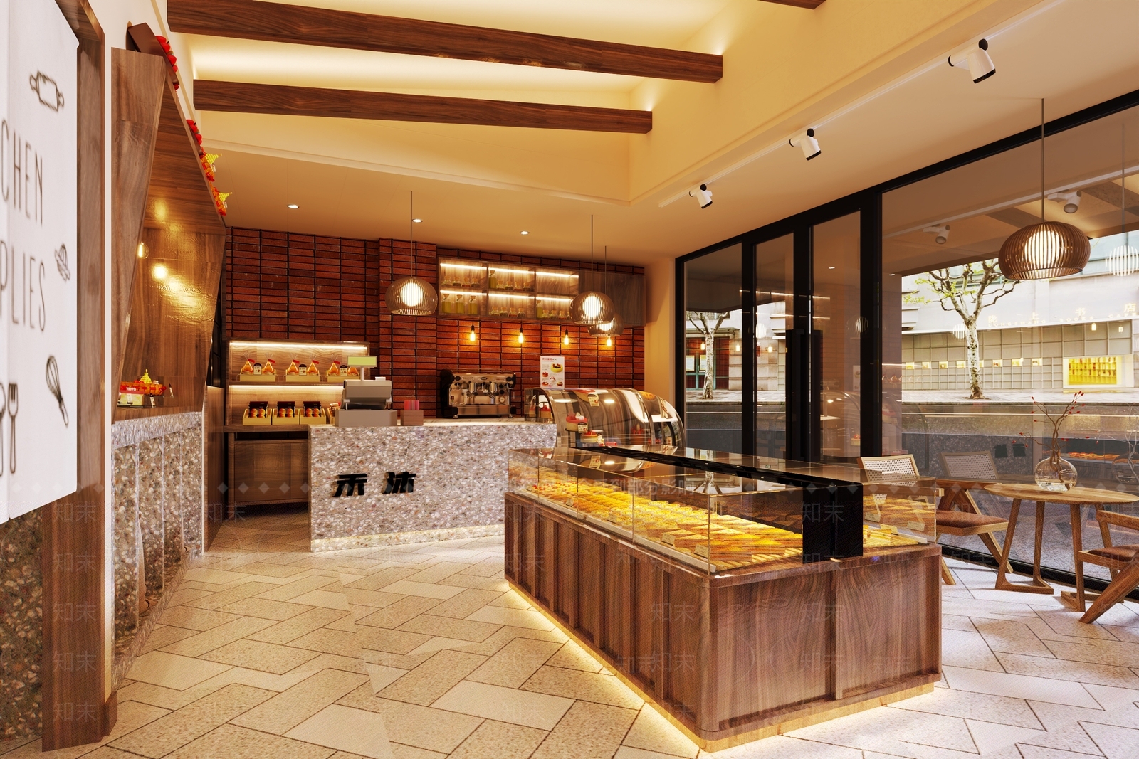 日式甜品面包店3D模型下载【ID:1126618365】
