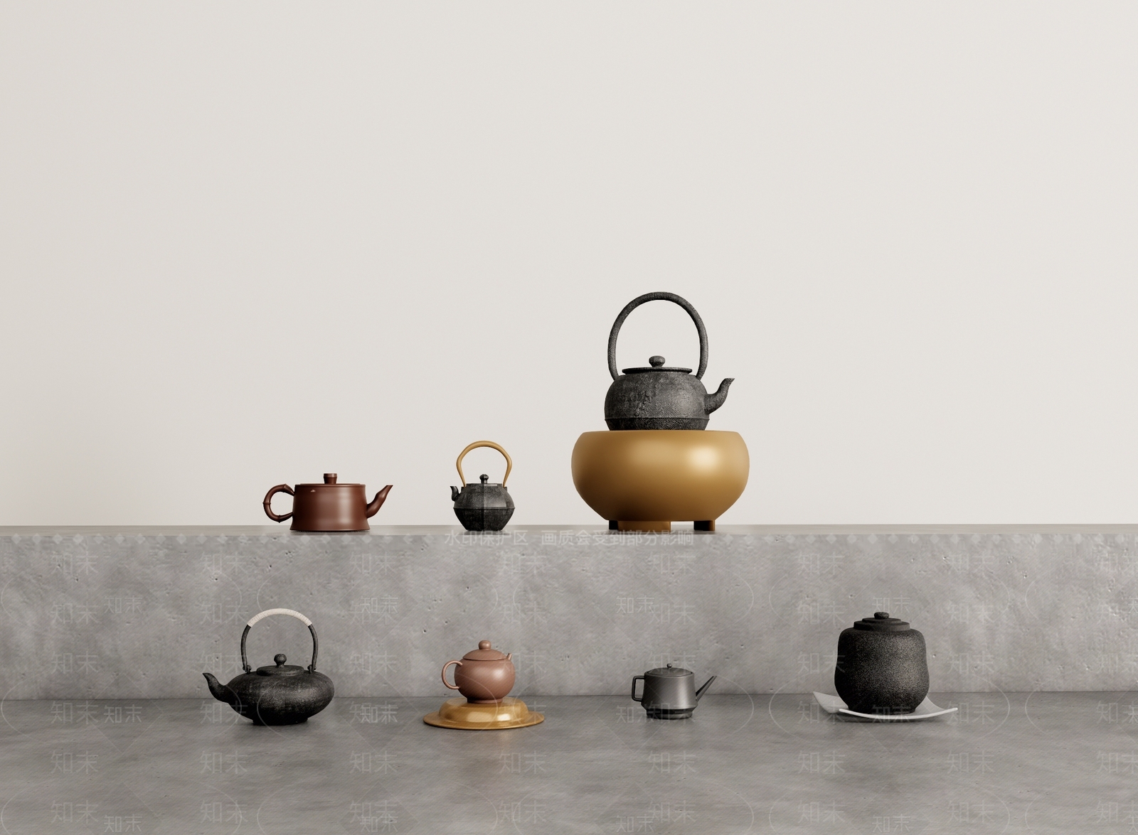 茶具SU模型下载【ID:1126614319】