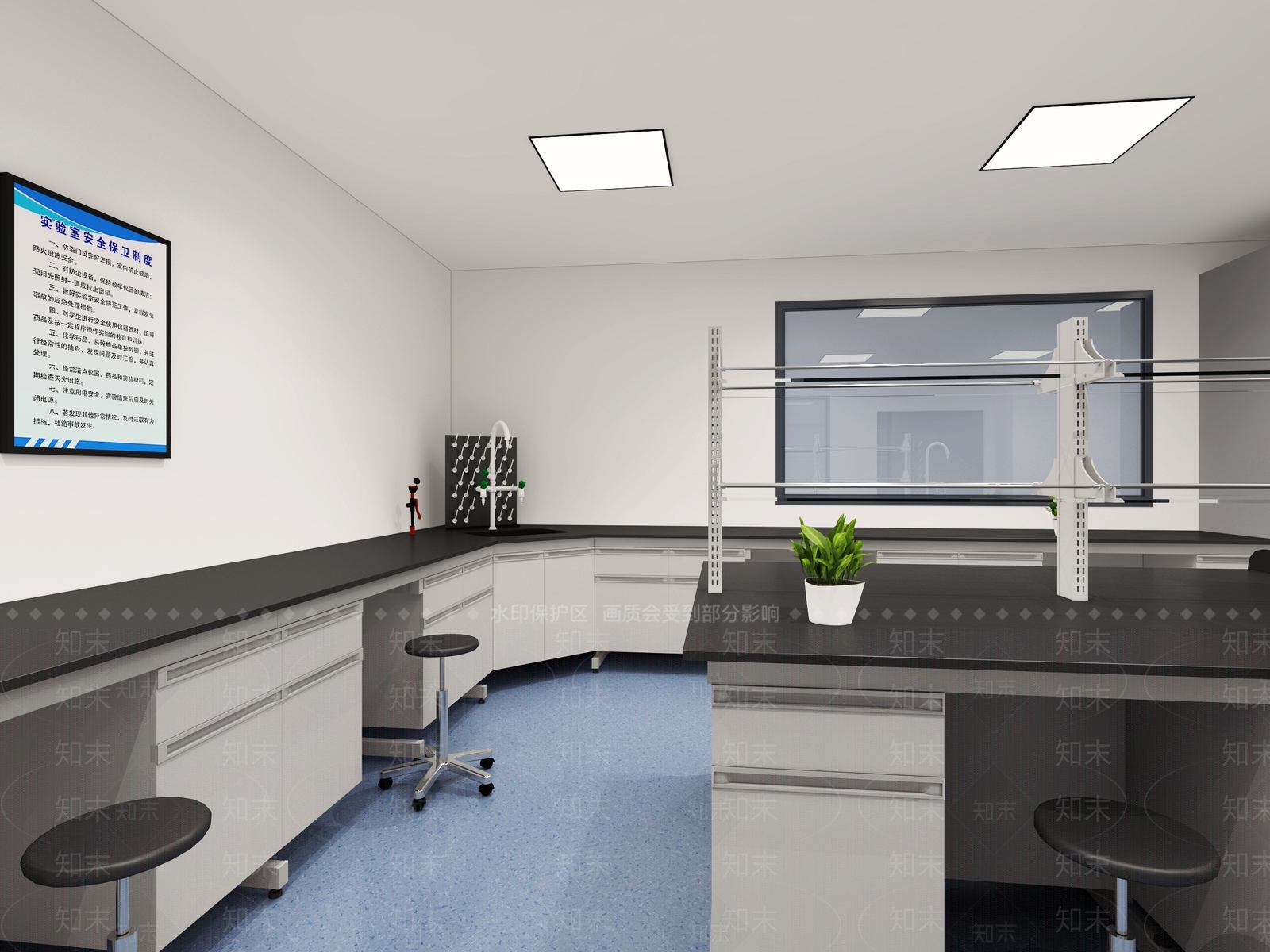 现代实验室3D模型下载【ID:1126640811】