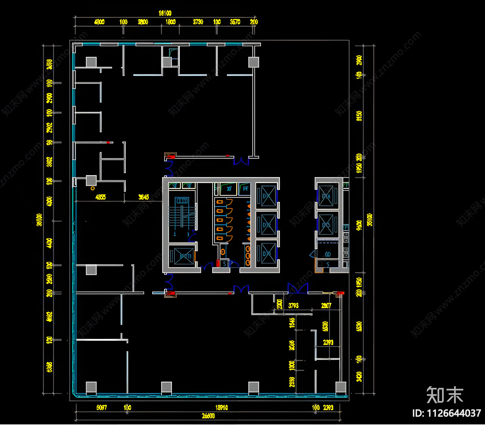 现代猫咖CAD施工图下载【ID:1126644037】