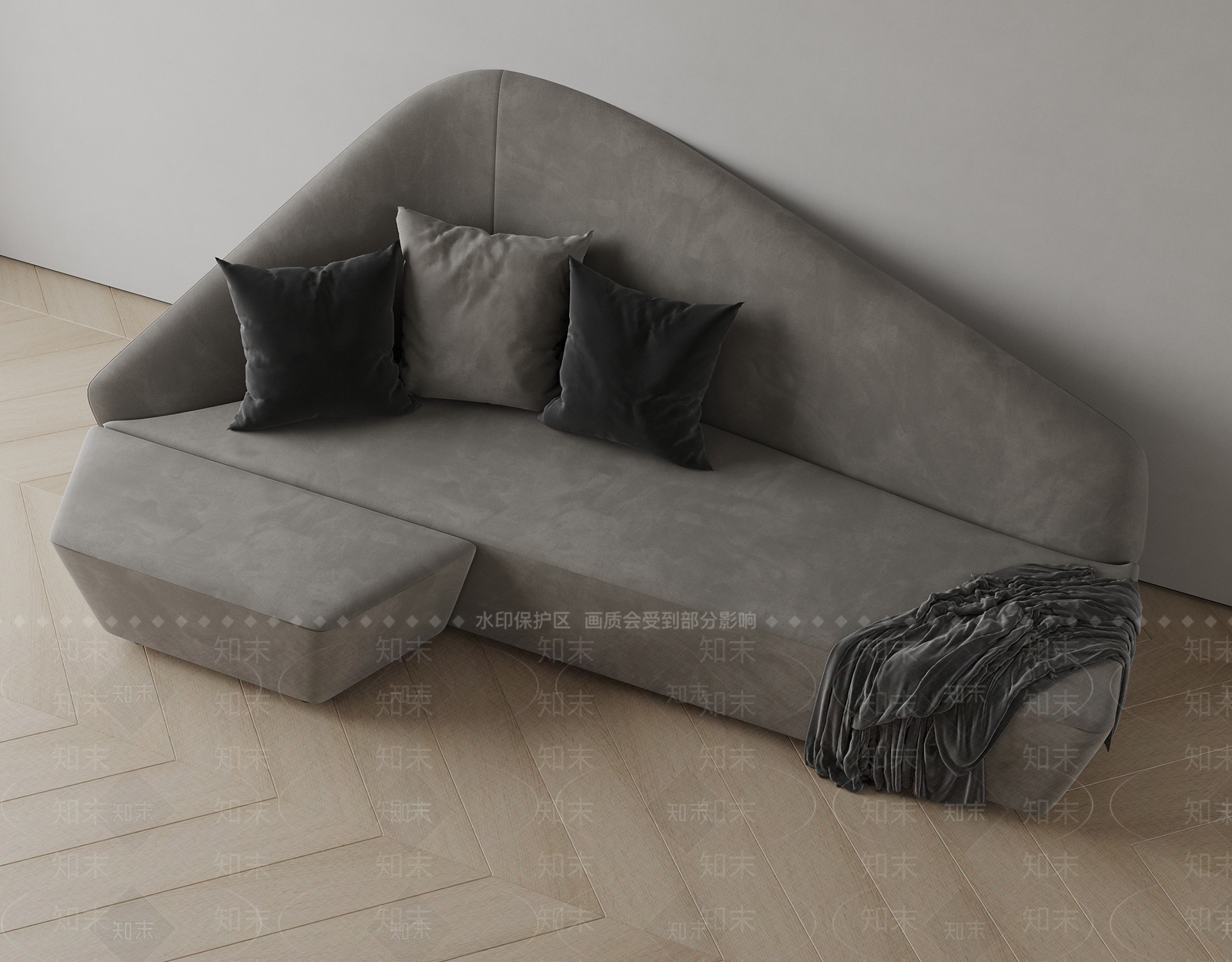 现代异形沙发3D模型下载【ID:1126649854】_知末3d模型网