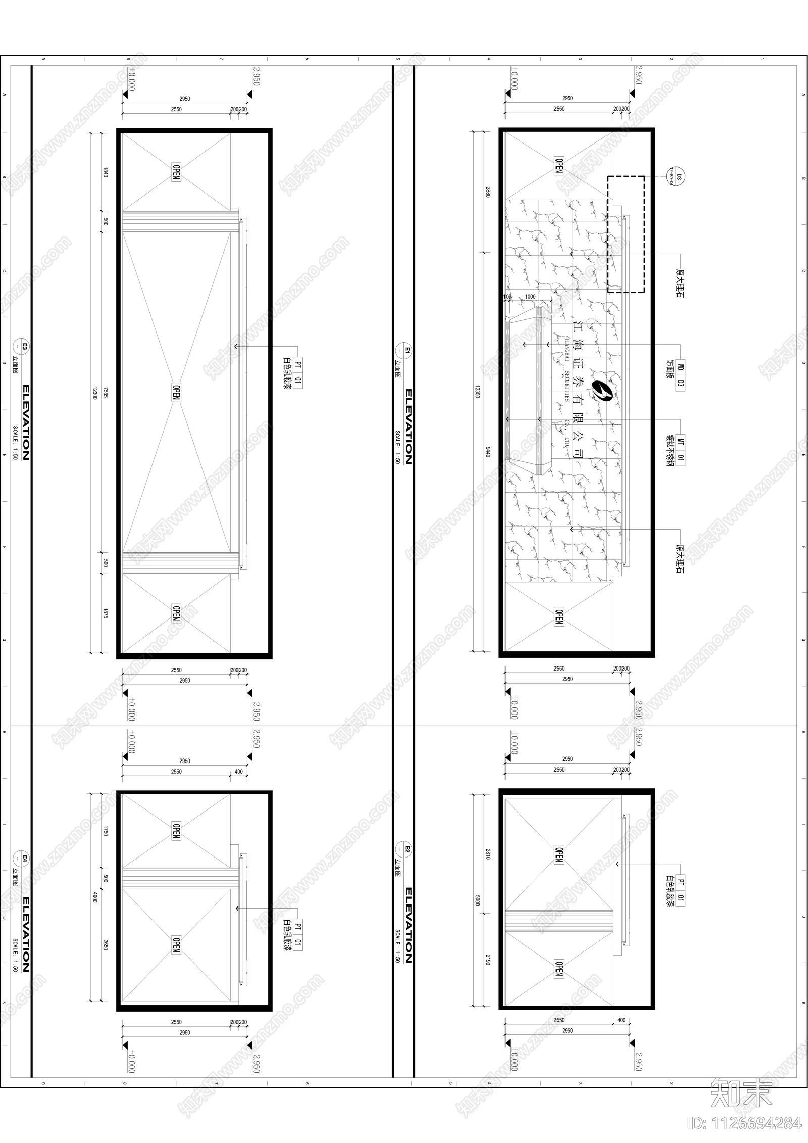 现代公司cad施工图下载【ID:1126694284】