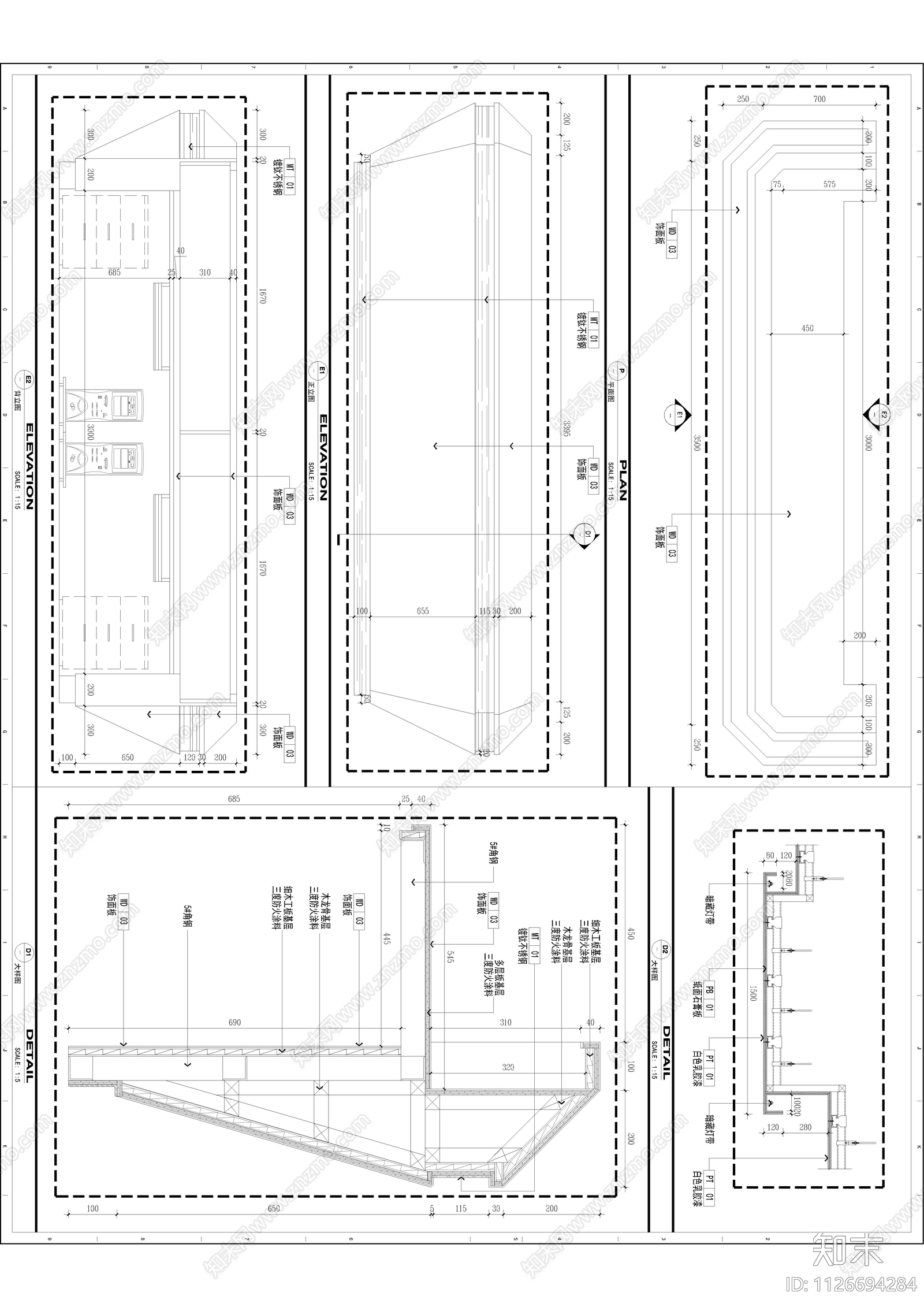 现代公司cad施工图下载【ID:1126694284】