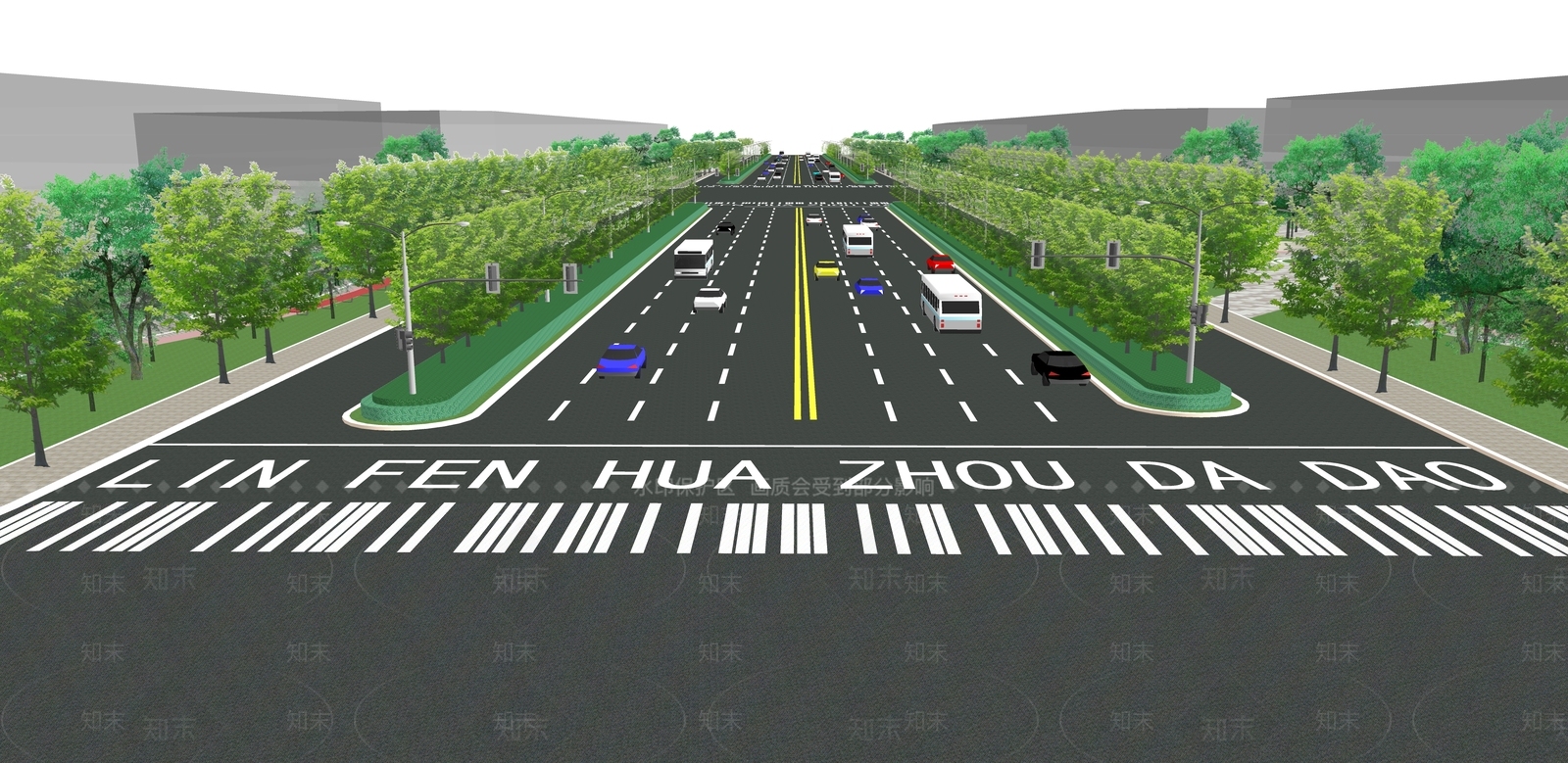 现代道路SU模型下载【ID:1126731231】