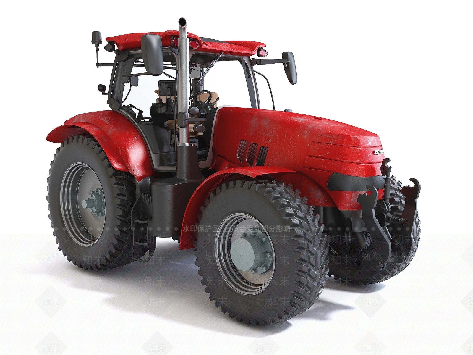 拖拉机3D模型下载【ID:1126731897】
