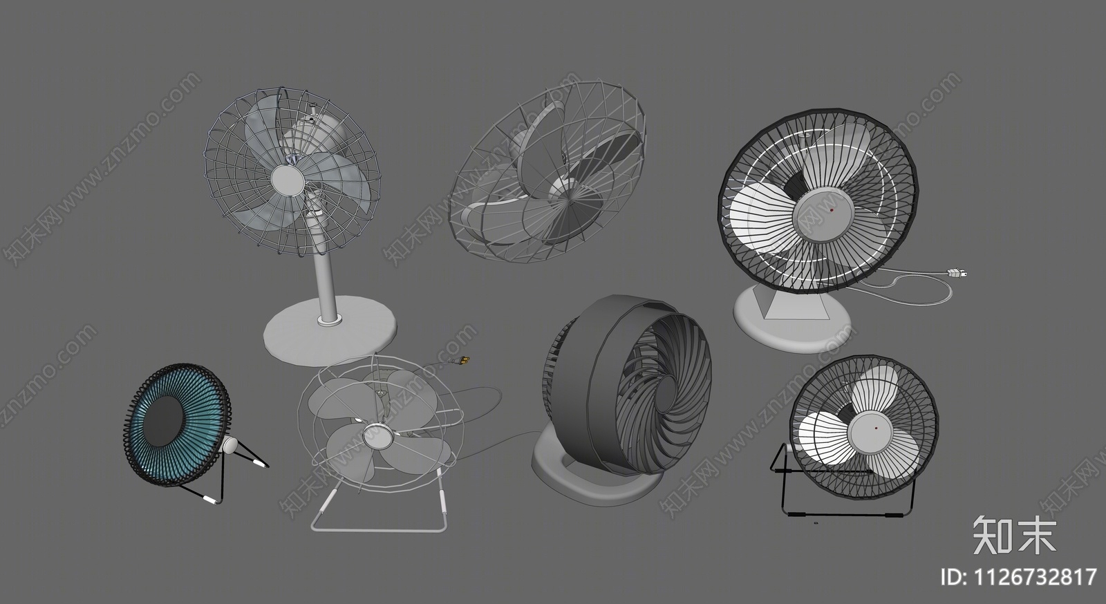 现代风扇SU模型下载【ID:1126732817】