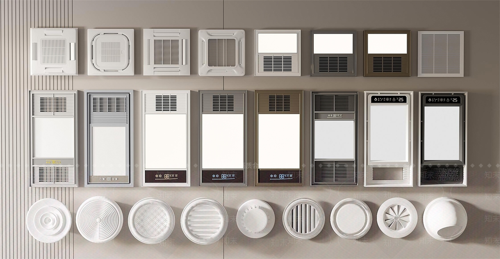 中央空调出风口3D模型下载【ID:1126741352】