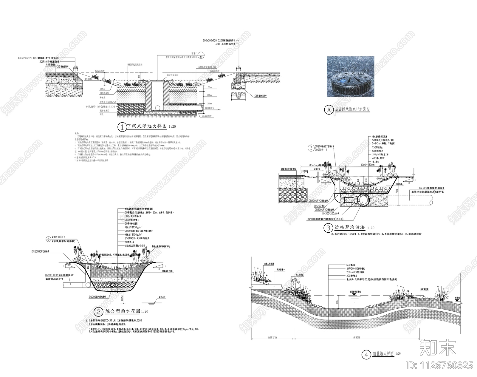 湿地公园海绵城市大样图施工图下载【ID:1126760825】
