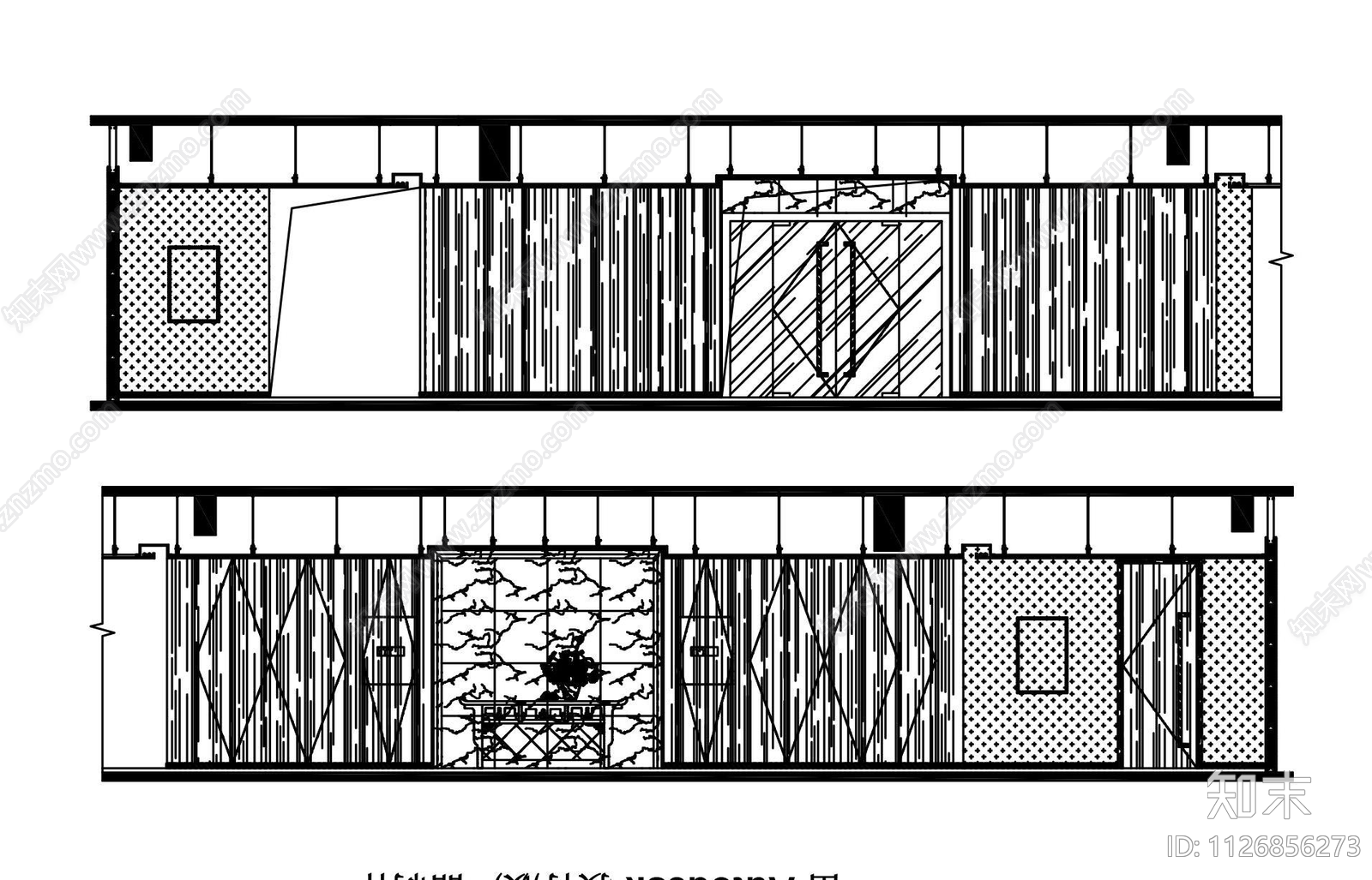 现代简约办公空间cad施工图下载【ID:1126856273】