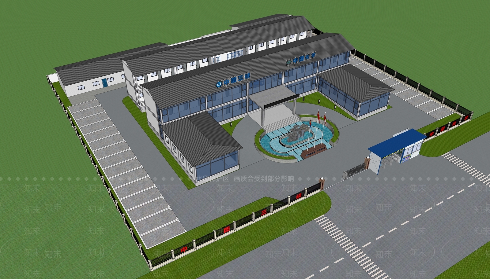 现代工地临建SU模型下载【ID:1126795250】