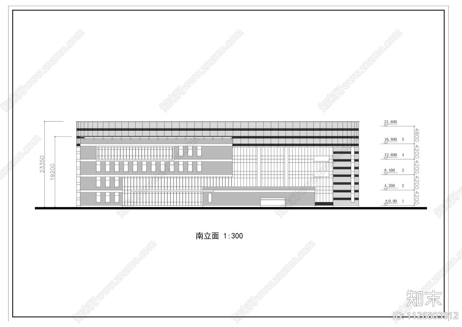 某学院图书馆设计方案cad施工图下载【ID:1126803912】