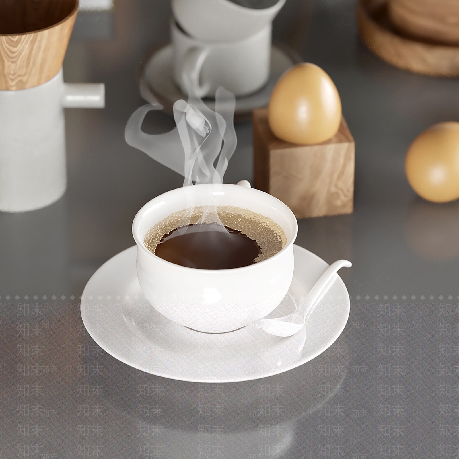 厨房用品组合3D模型下载【ID:1126809799】