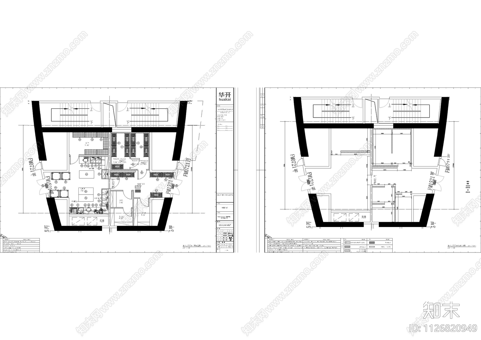 餐厅厨房平面系统图cad施工图下载【ID:1126820949】