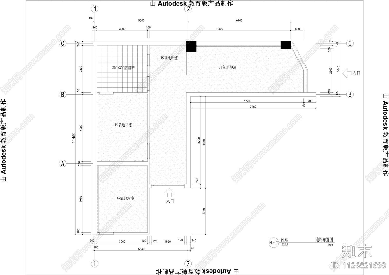 西厢记餐厅cad施工图下载【ID:1126821693】