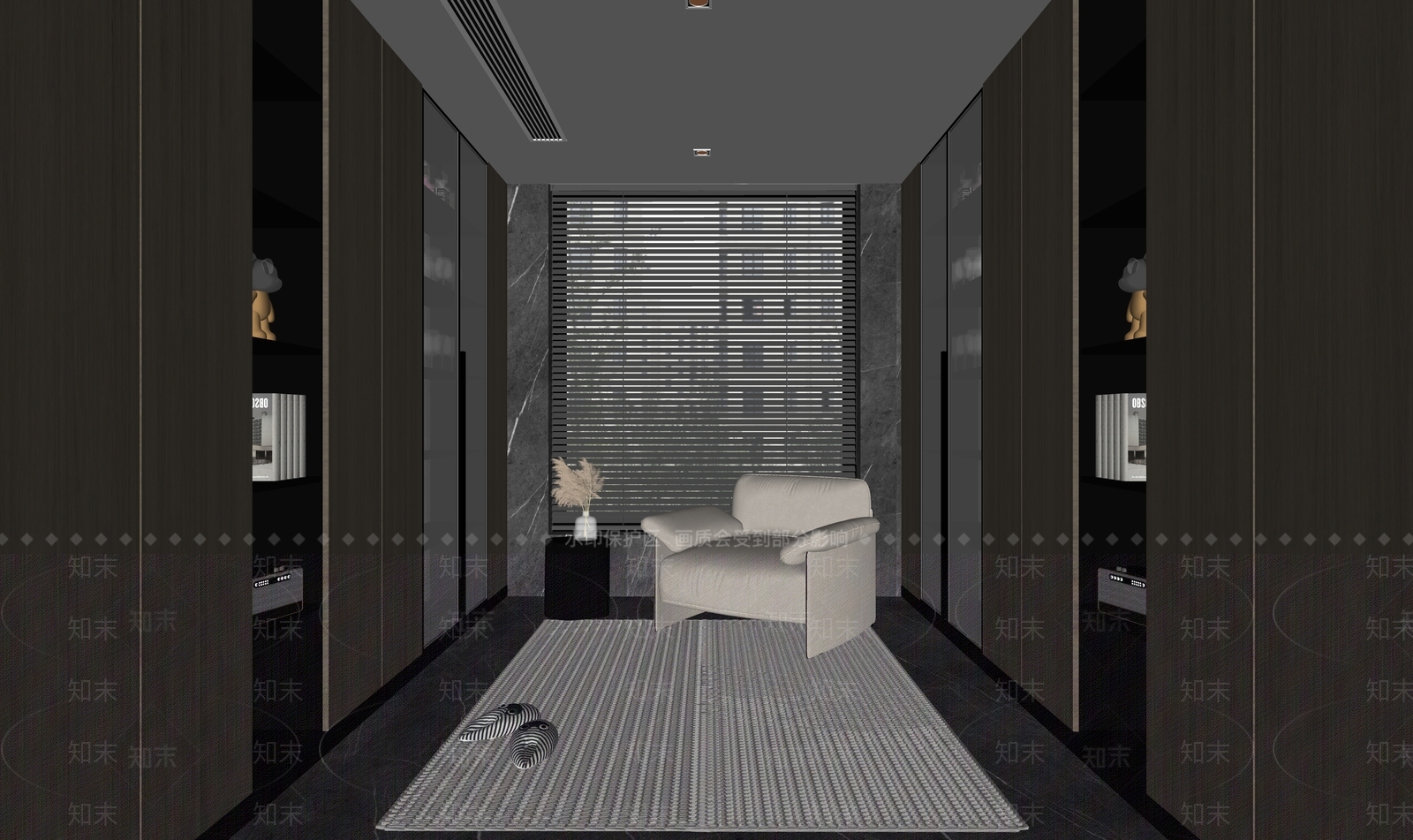 现代衣帽间SU模型下载【ID:1126835839】