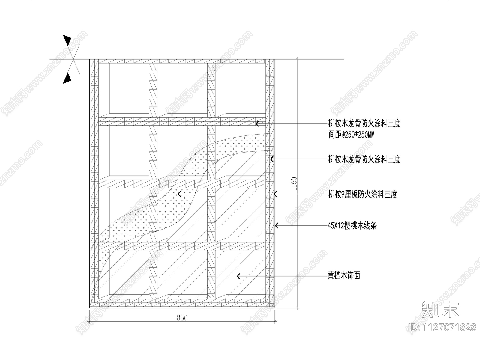 隐蔽门窗及卫生间隔墙节点图施工图下载【ID:1127071828】