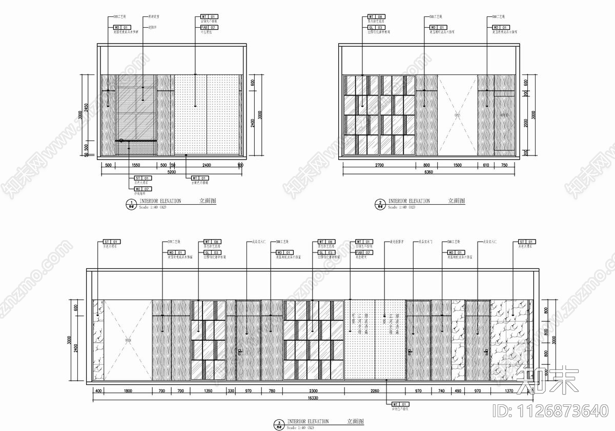 800㎡中餐厅cad施工图下载【ID:1126873640】