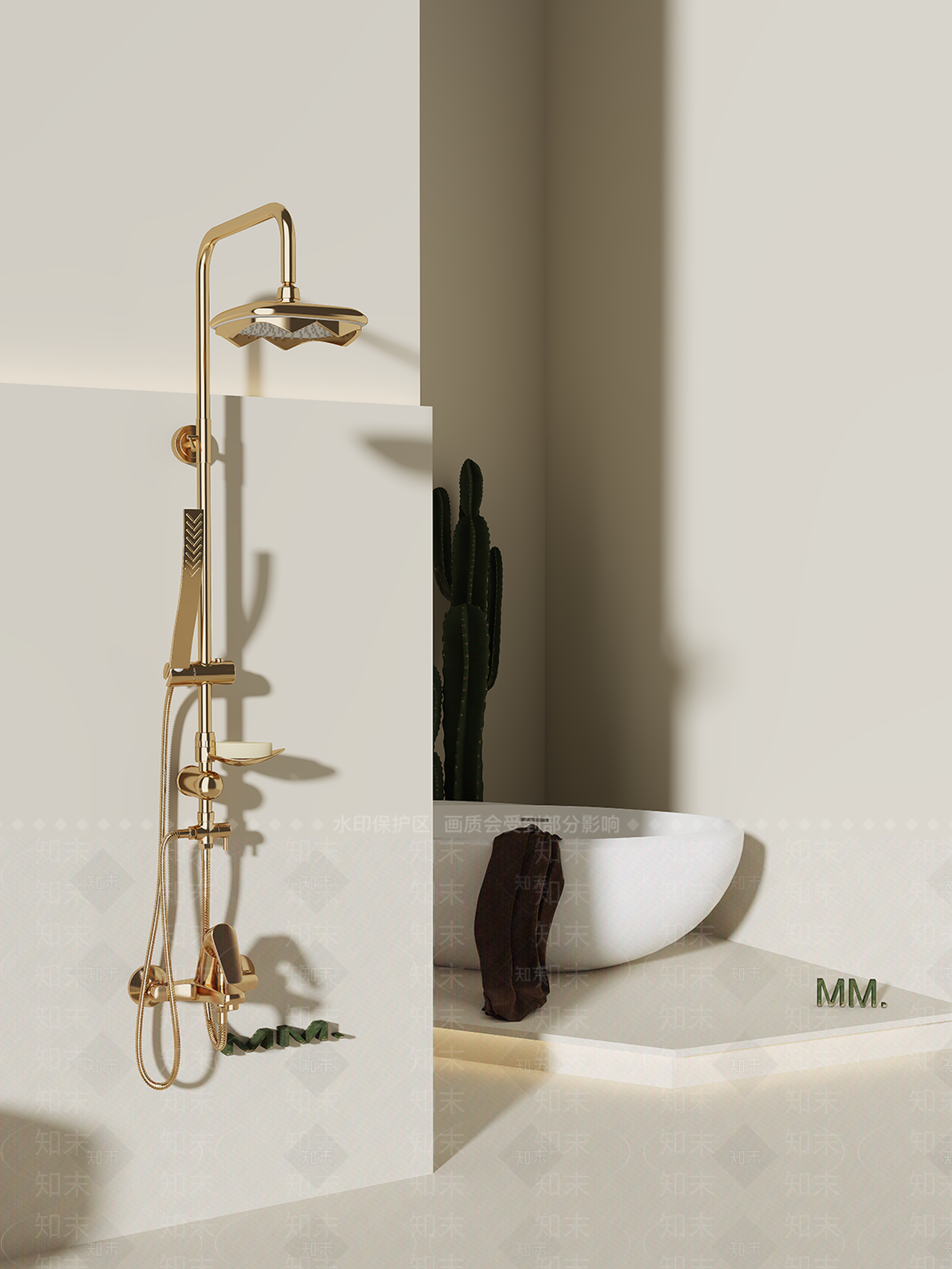 现代卫浴展厅3D模型下载【ID:1126884796】