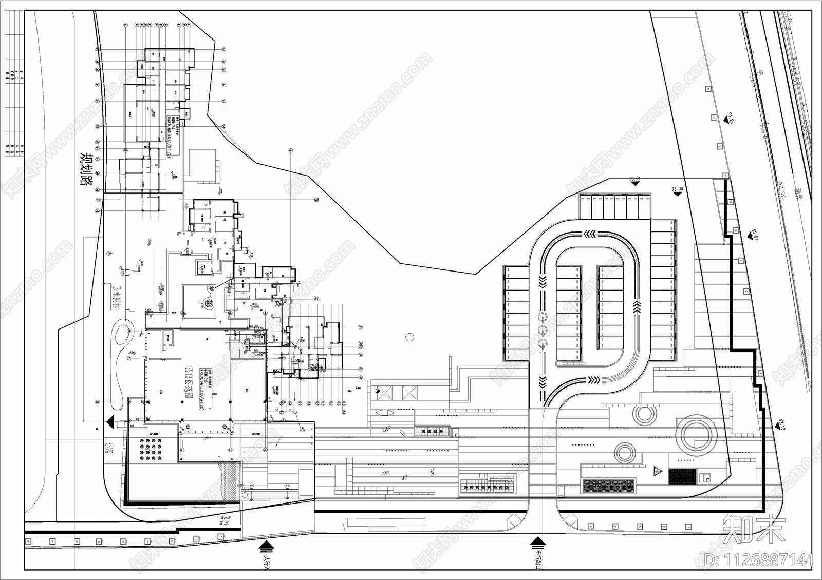 南宁市荣和东站城市广场展示区施工图下载【ID:1126887141】