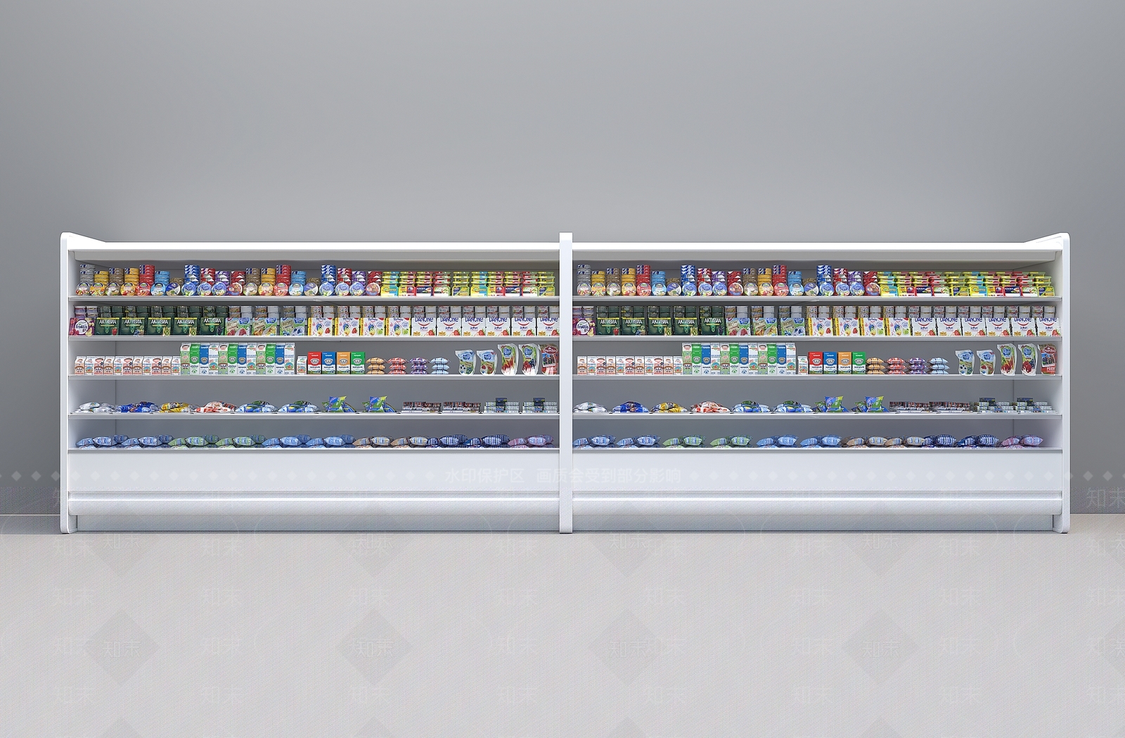 现代保鲜柜3D模型下载【ID:1126892539】